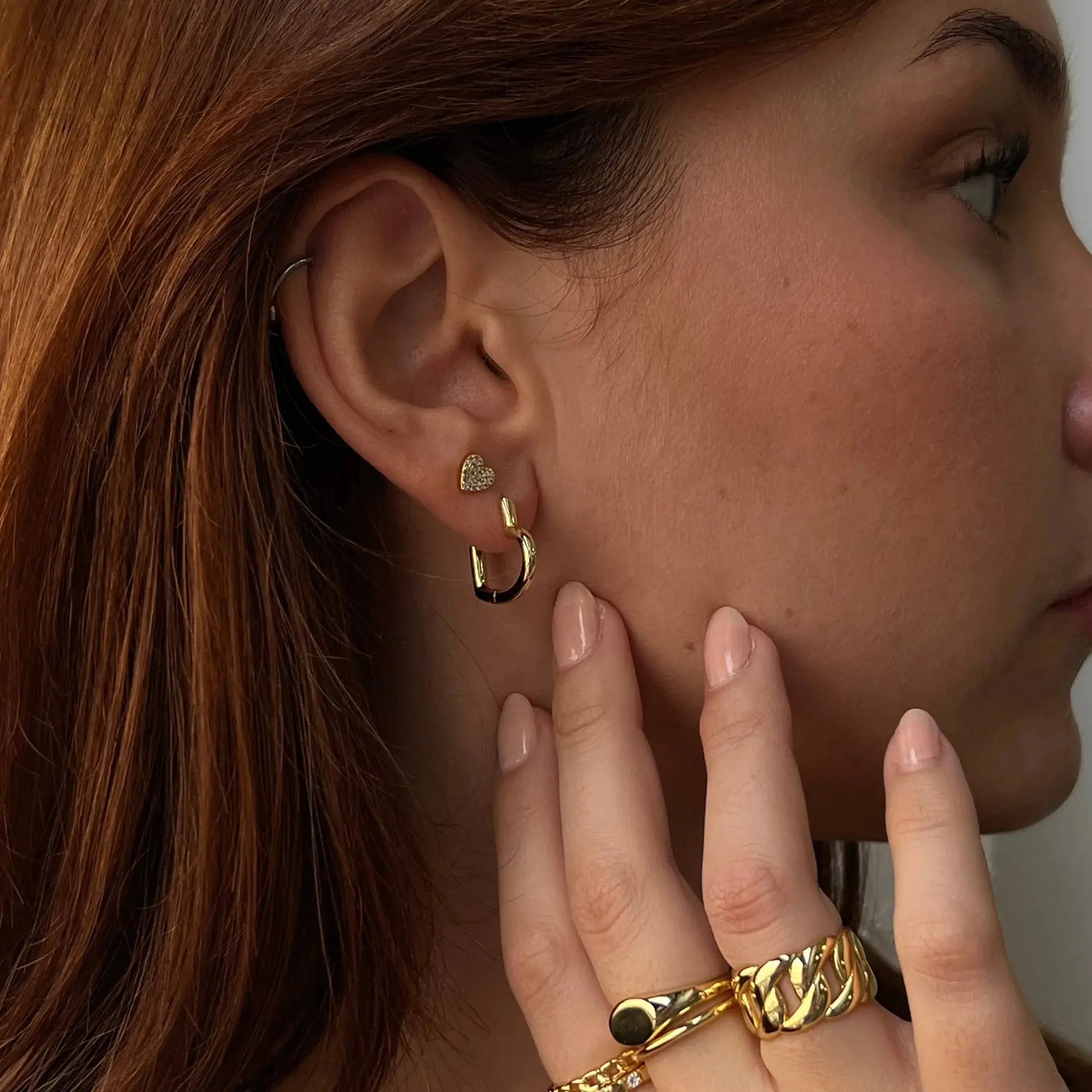 Cold Hearted Earrings EVRY JEWELS