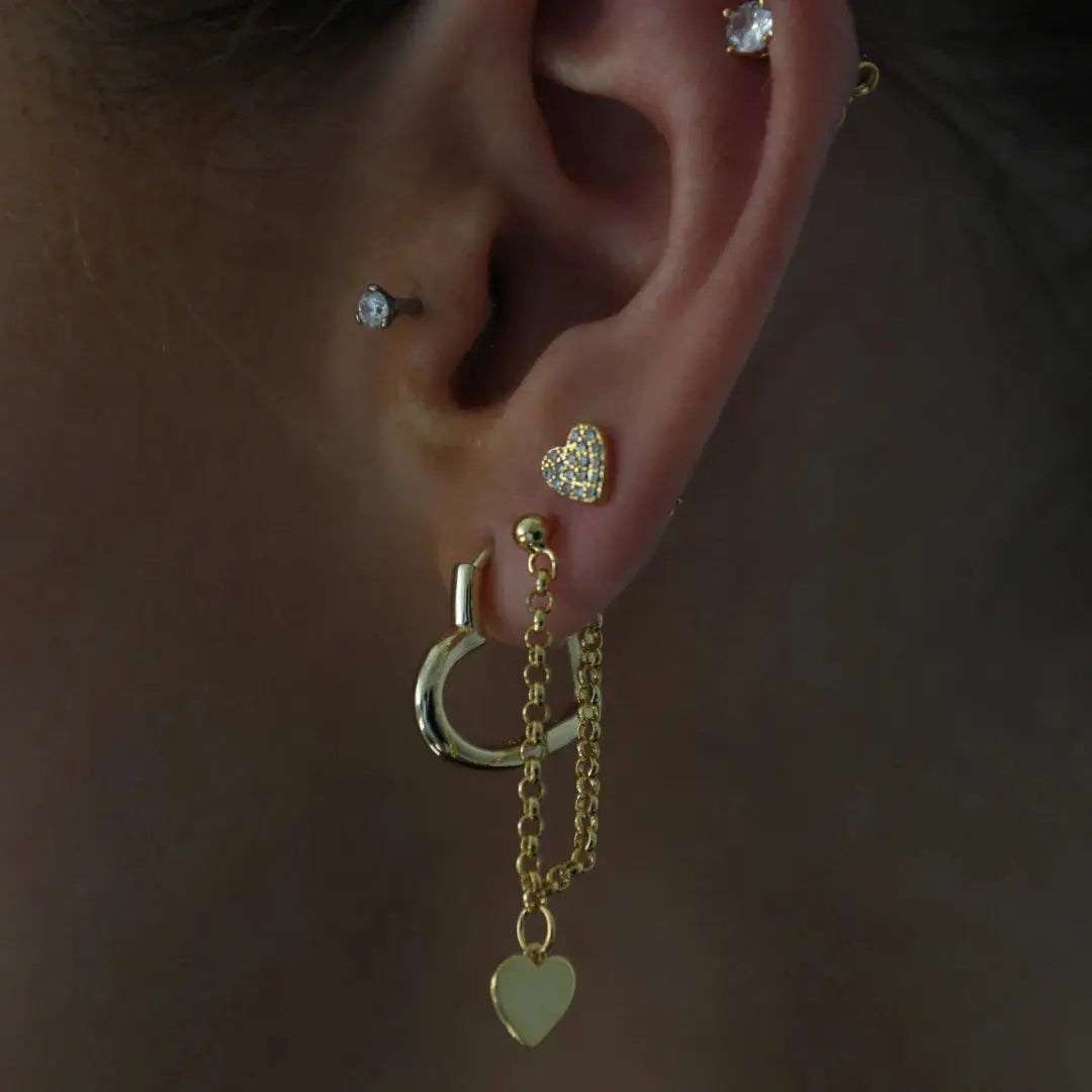 Cold Hearted Earrings EVRY JEWELS
