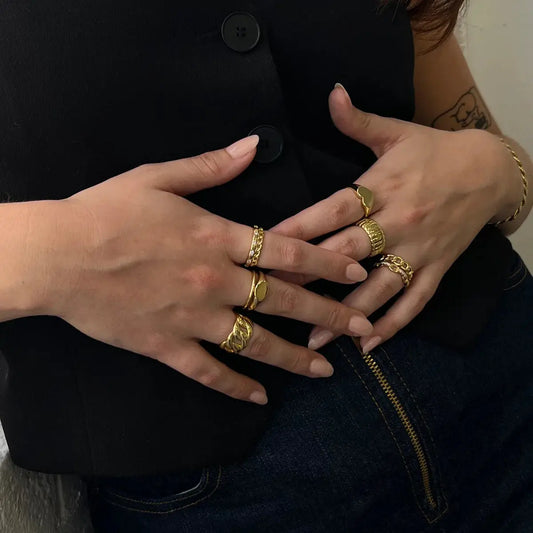 Chain Reaction Ring EVRY JEWELS