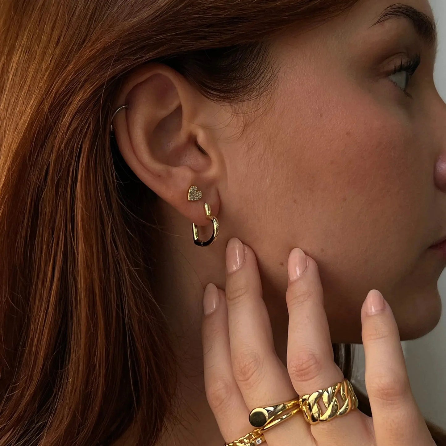 Cold Hearted Earrings EVRY JEWELS