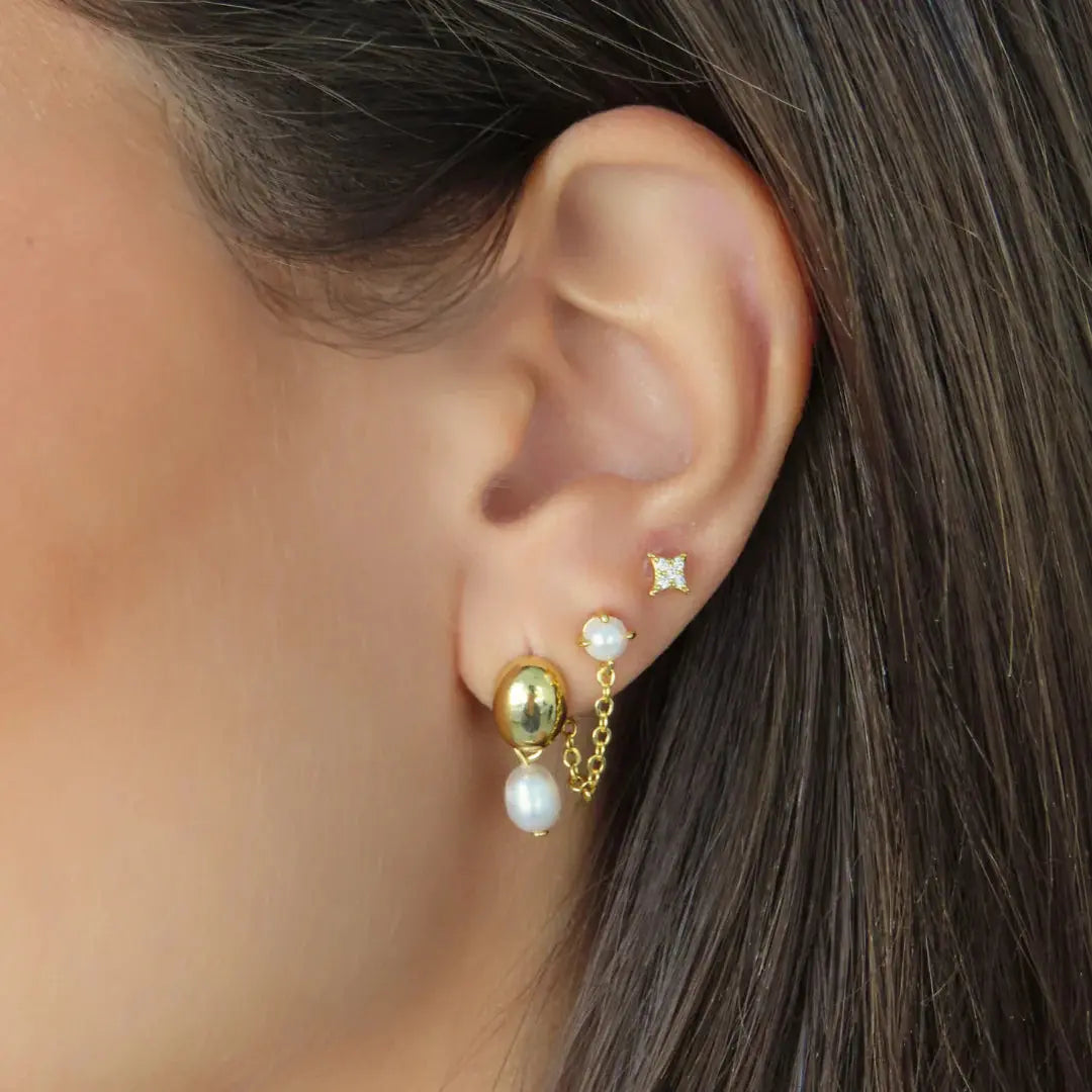 Girly Pearly Earrings EVRY JEWELS