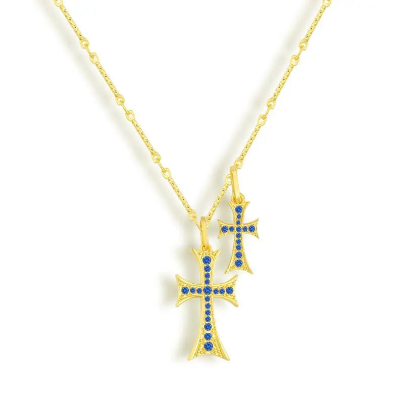 Double Cross Me Necklace My Store