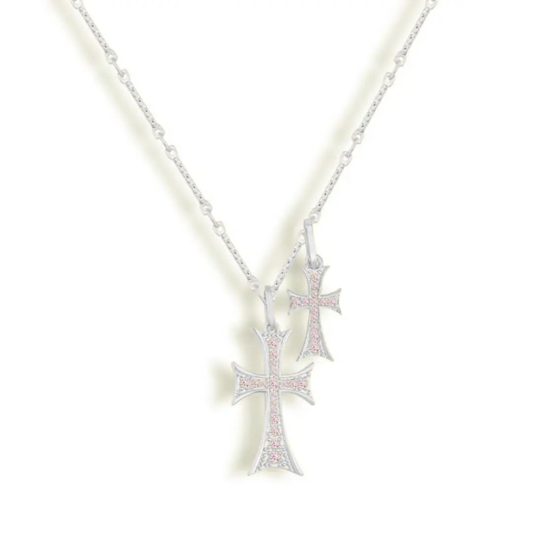 Double Cross Me Necklace My Store